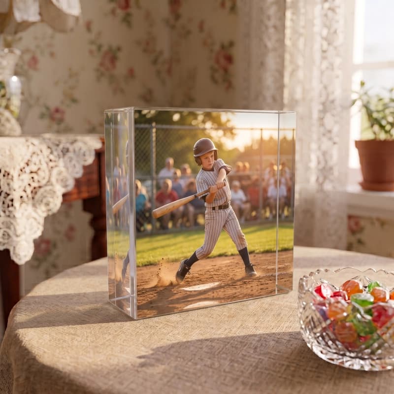 Acrylic Photo Cube